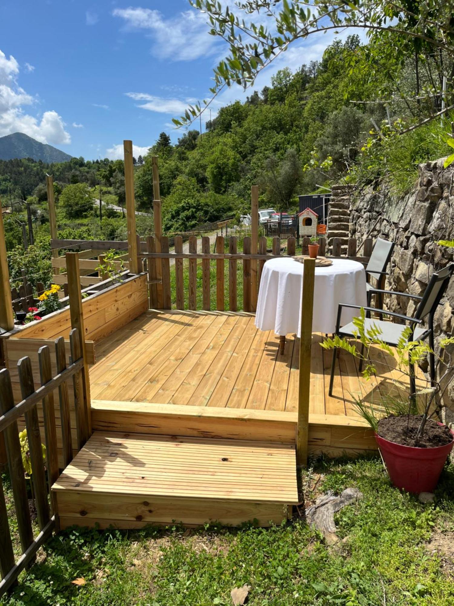 Apartament Bienvenue Chez Nous Lantosque Zewnętrze zdjęcie